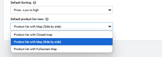 New dynamic package display step settings